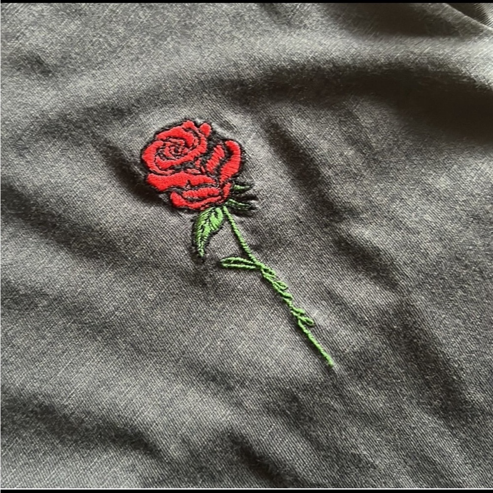 Rag & Bone Rose Script Jersey Tee - image 7